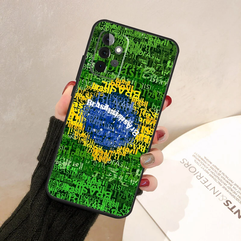 Brazil Brazilian Flag Case For Samsung Galaxy A14 A34 A54 A12 A22 A32 A52 A72 A13 A23 A33 A53 A73 A31 A51 A71