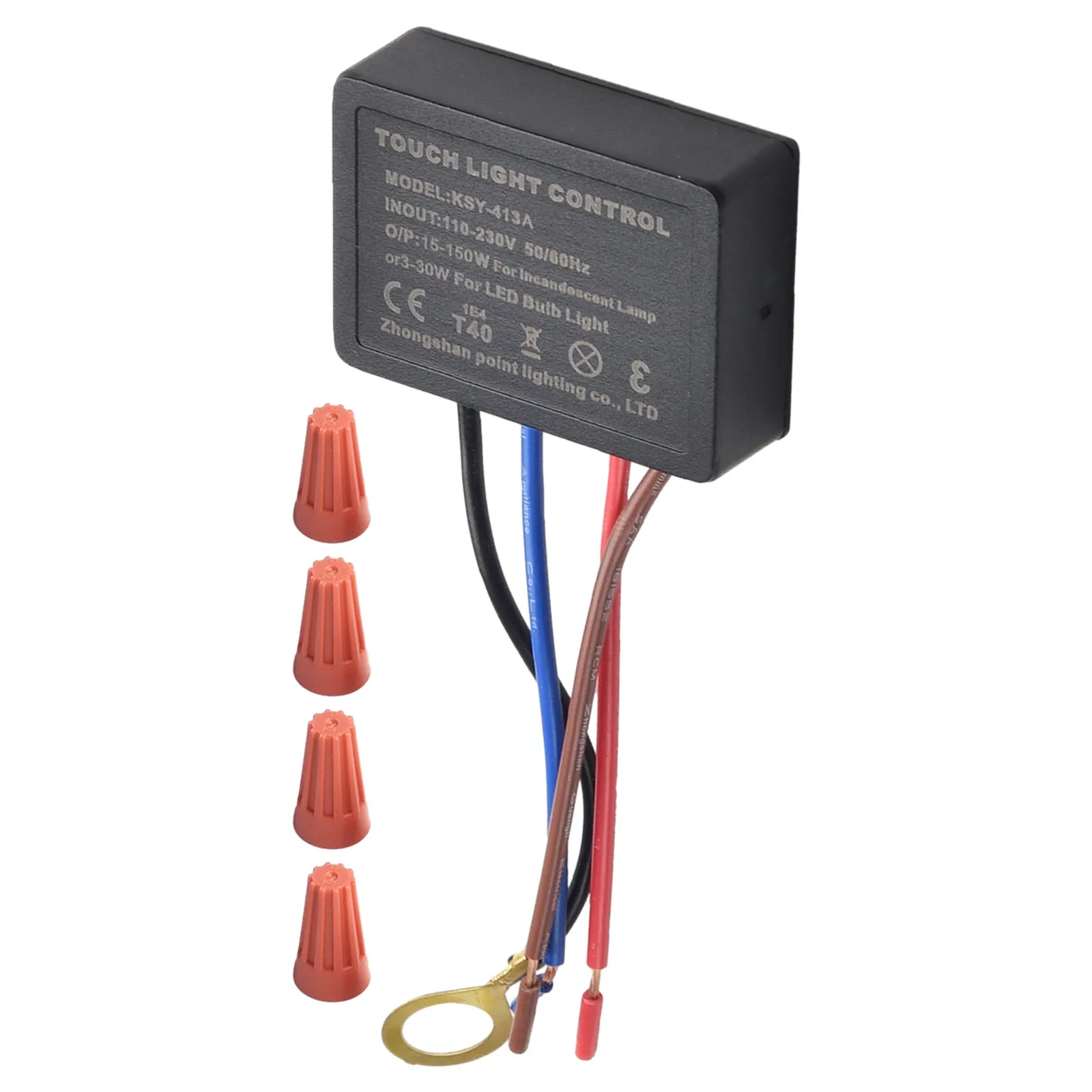 

220V Touch Light Switch Table Lamp Dimmer Control Module Sensor 48 * 32 * 15mm Compatible With Incandescent Lamps LED Sconces