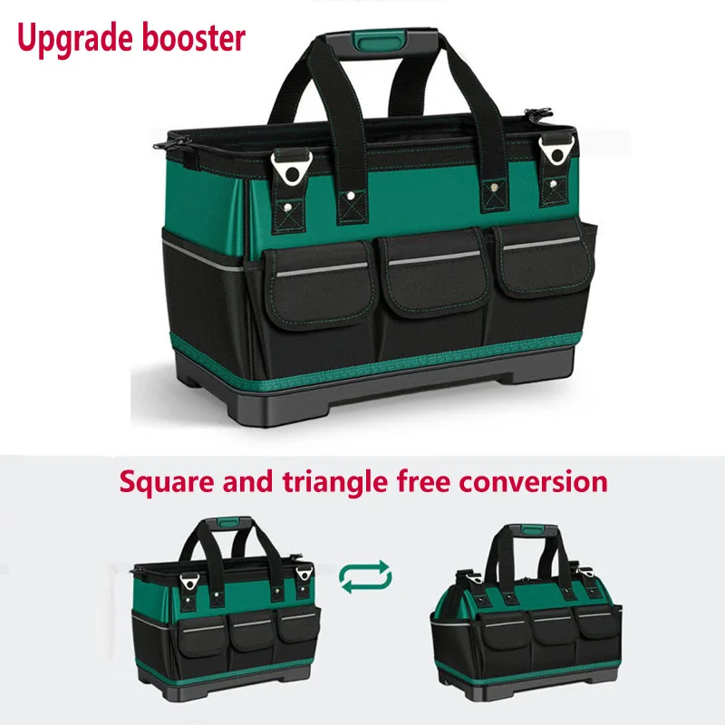 Borsa per attrezzi multifunzionale borsa per attrezzi di grande capacità da 23 pollici borsa per attrezzi speciale per riparazione impermeabile dell'organizzatore di immagazzinaggio portatile