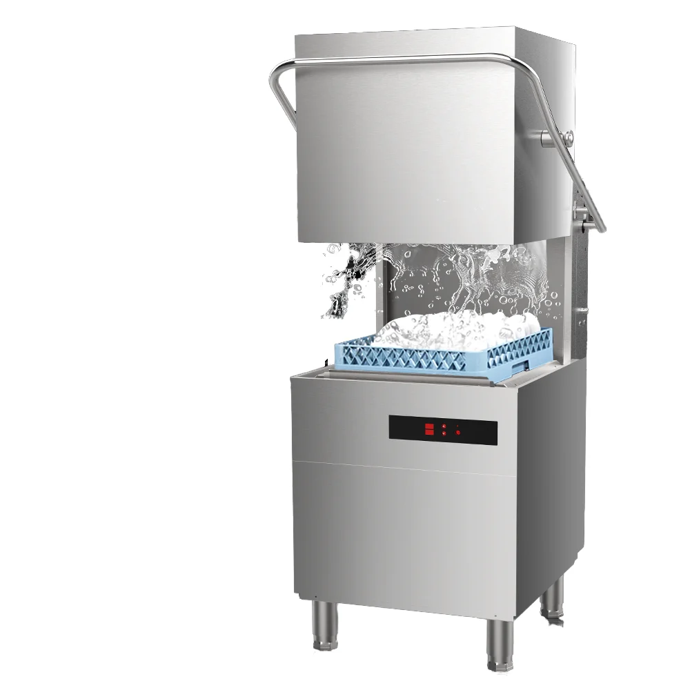 

Hood Type Dishwasher Machine Fully Automatic Stainless Steel Smart Freestanding Commercial Kitchen Equipment DishWashing Machine