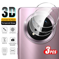 3Pcs Camera Lens Protector Film For Honor Magic7 Lite X9c 5G Clear 3D Tempered Glass On HonorX9c Magic7Lite Magic 7Lite 7 Light
