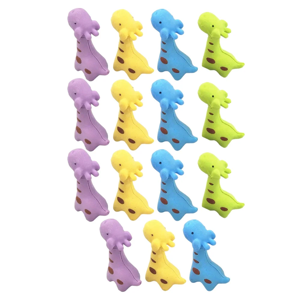 15 Pcs Erasers Gift Bag Kindergarten Aldult Goodie Stuffers Giraffe Children Student