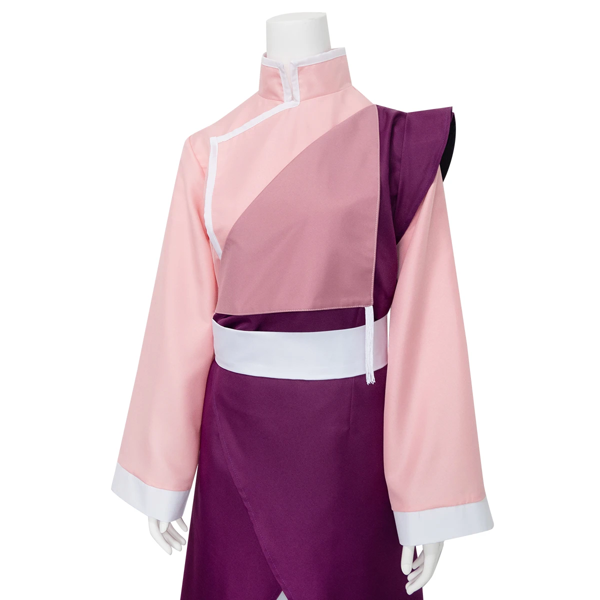 May Chang Cosplay Costume Anime FA Mei-Chan Princess of Xing Pink Traditional Style Kung Fu Uniform Outfit view 4