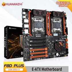 HUANANZHI X99 F8D PLUS LGA 2011-3 XEON X99 wsparcie płyty głównej Intel Dual CPU E5 2640 2666 2670 2696 V3 V4 DDR4 RECC NVME RU