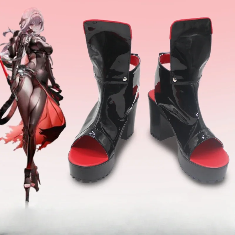 

NIKKE The Goddess of Victory Scarlet Cosplay Shoes Boots Hallowmas Christmas Adult Props