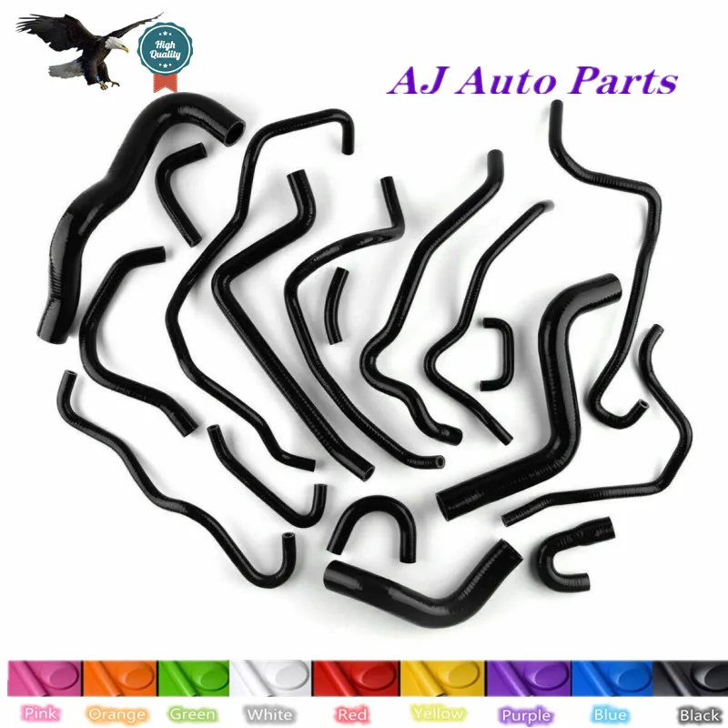 

For Mazda RX8 RX-8 SE3P 13B-MSP Silicone Radiator Coolant Heater Hoses Kit（3-PLY Hose ）