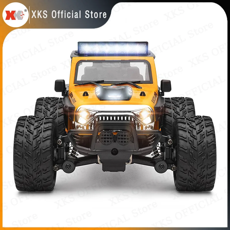 Wltoys XKS 22201 RC Car 1/22 2WD Vehicle Models Propotional 2.4G Control Withe W/Light Off-Road Climb RC Truck Toy for Kids Gift