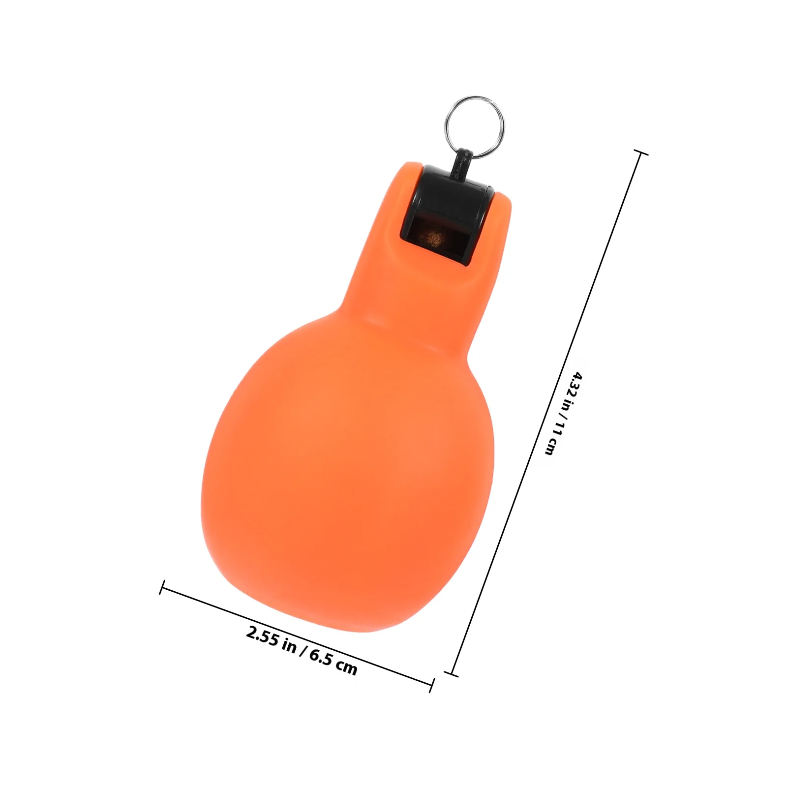 2pcs Outdoor Survival Whistle Bright Color Small Squeeze Design Loud Emergency Handheld Whistle For Camping Hiking Hunting