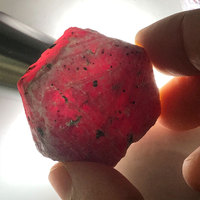 100g Bulk Natural Stone Raw Red Corundum Ruby Crystals Minerals Healing Stones Gemstones Reiki Home Decor Garden Decoration Gift