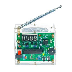 DIY FM Digital Tube Radio Kit Electronic Adjustable 87.5-108.1MHz Soldering Practice Kit RDA5807 Radio Module LM386 Amplifier 5V