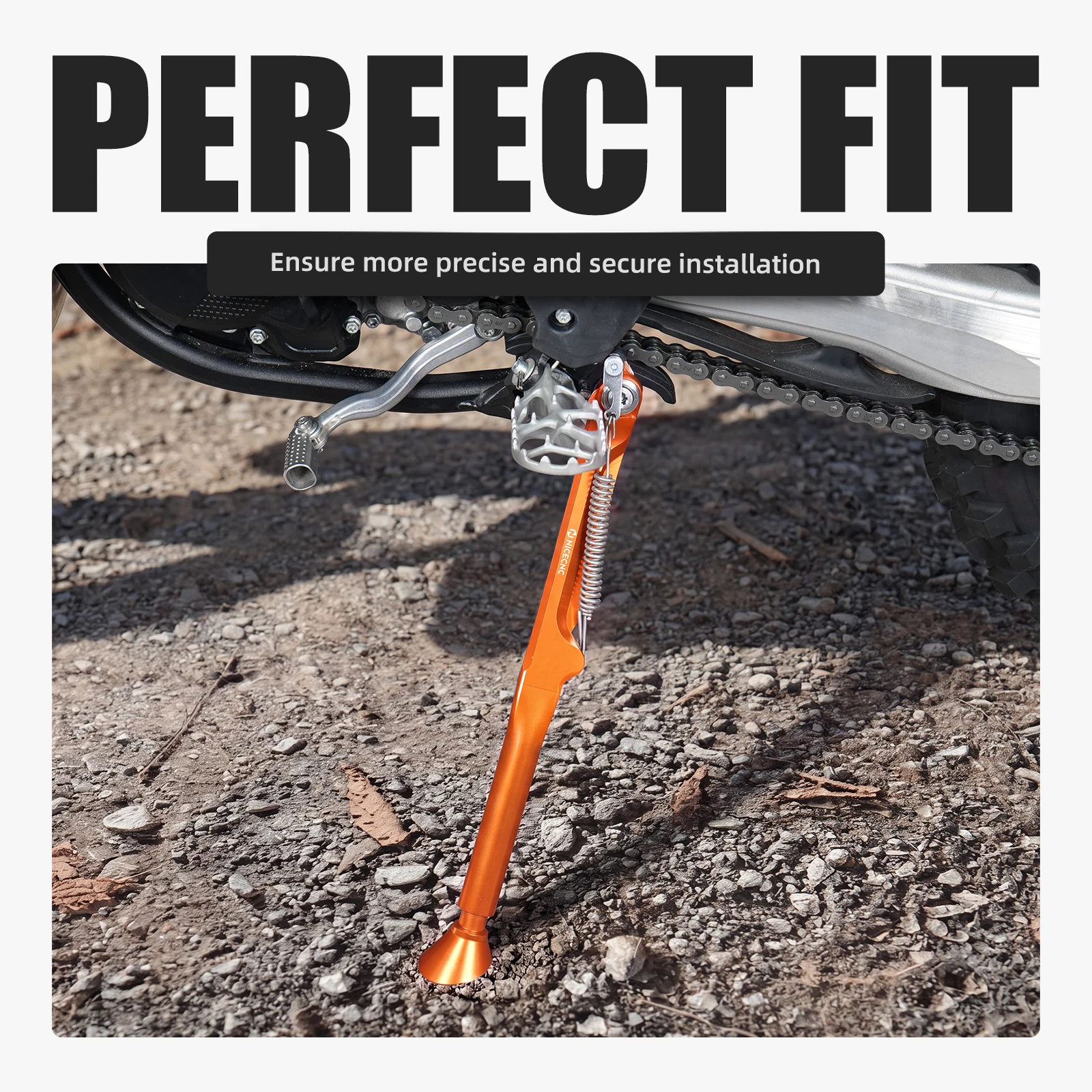Für KTM 2024-2026 EXC 300 EXC 250 EXCF 350 Verstellbarer Seitenständer Federkit für Husqvarna TE 300 TE 250 GasGas EC 300 – Detail 6