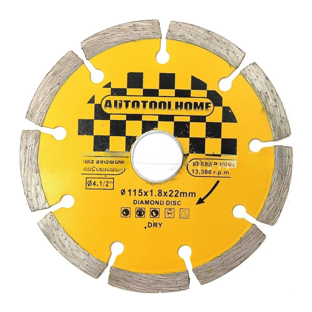 

115 мм режущее лезвие для гранита и мрамора с прорезями, пильное полотно со сломанной стенкой, коагуляционный камень, сухой ломтик