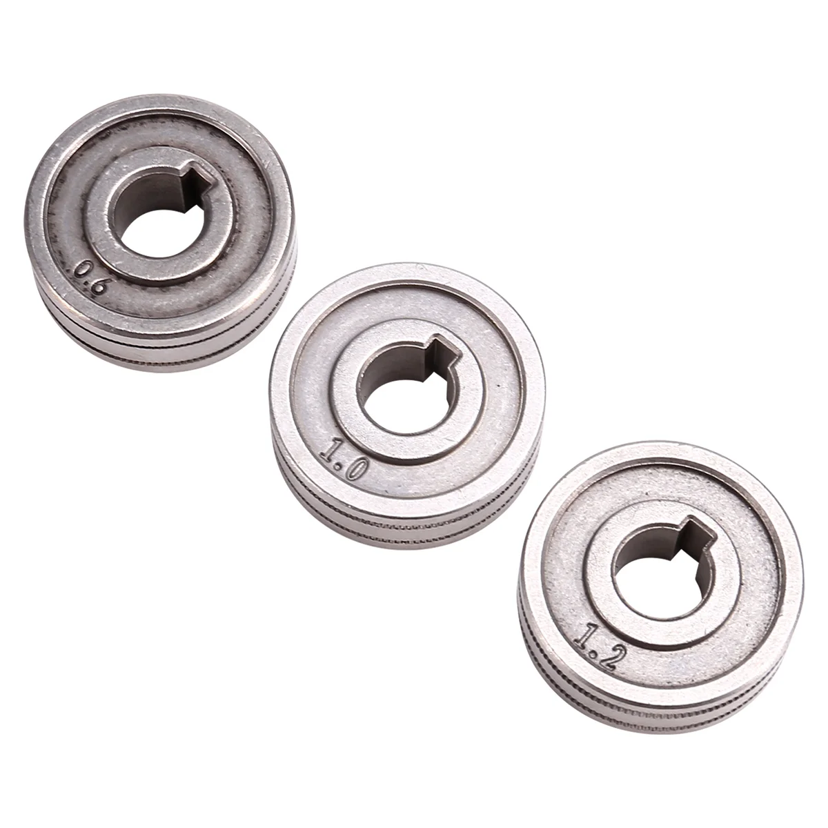 3PCS Welding Wire Feeding Roller Drive Wheel 0.6mm-1.2mm Knurl K Groove MIG Wire Guide High Quality Welding Accessories