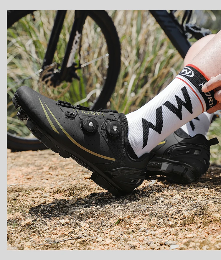 Unisex-Fahrradschuhe, atmungsaktive SPD-Rennradschuhe, professionelle MTB-Mountainbike-Schuhe, locklose Trainings-Fahrradschuhe – Detail 37