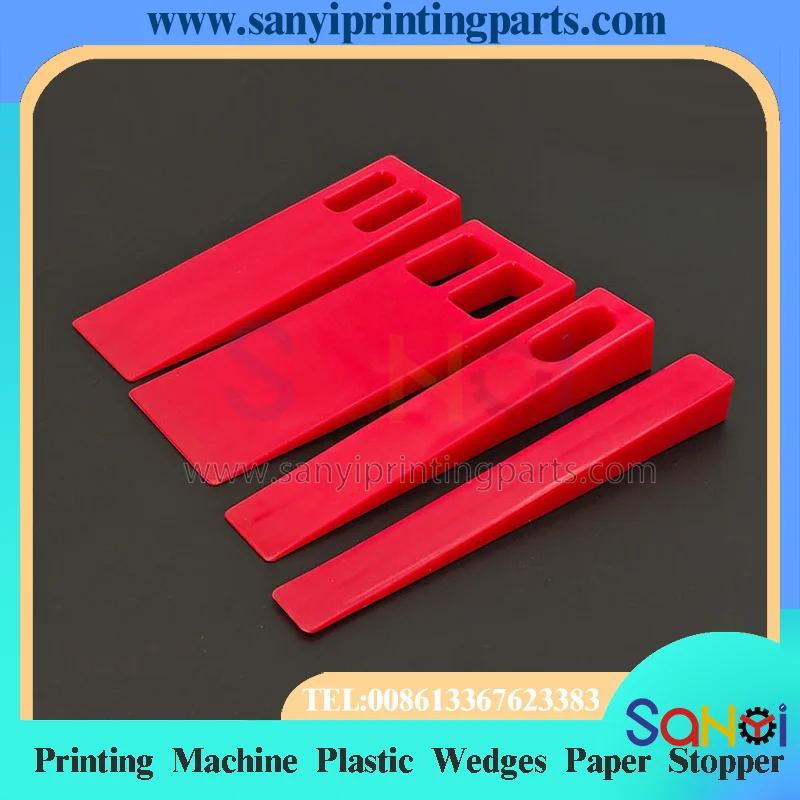 10 Pieces Printing Machine Plastic Wedges Paper Stopper For Heidelberg Roland Komori KBA