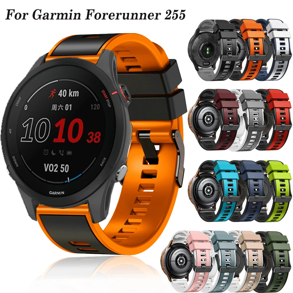 22/20/18mm Band For Garmin Vivoactive 3 4 4S Venu2 2S Smart Watch Bracelet Wrist Sport Straps Forerunner 245/645/255 255S Correa