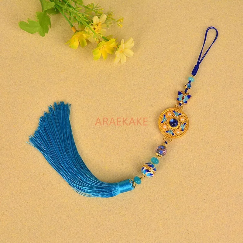 Abito cheongsam classico in stile cinese, pendente lungo con nappe, cornice in stile retrò, fibbia per colletto, ornamento etnico