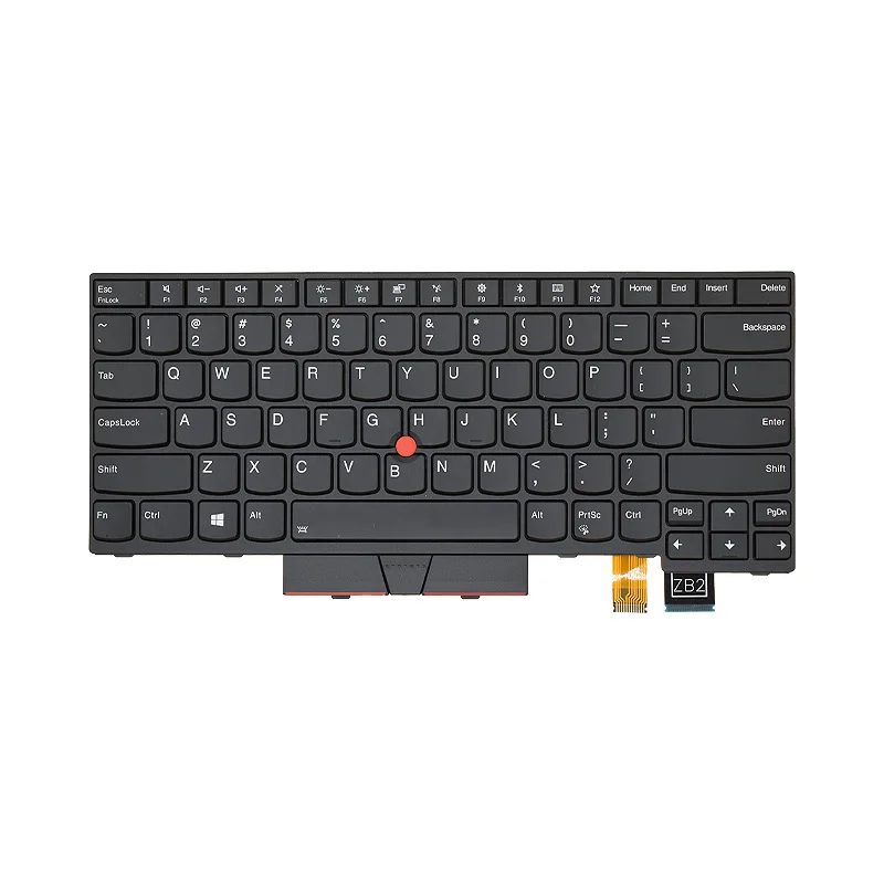 Klawiatura zamienna do laptopa Lenovo ThinkPad T470 T480, klawiatura do notebooka A475 A485, 01HX459 01AX364, układ US/Rosyjski — zdjęcie produktu 7
