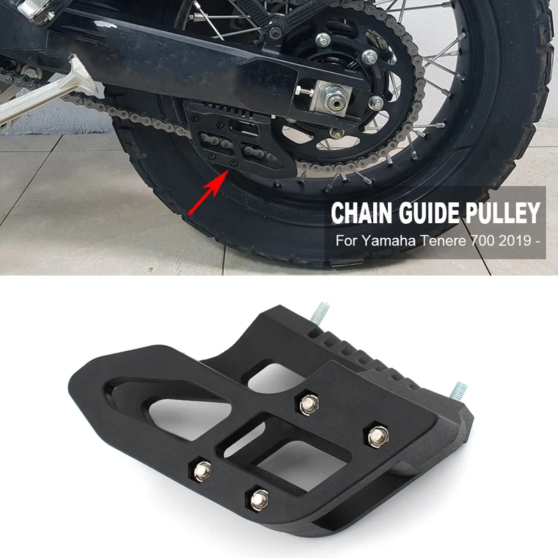 

Black Rear Chain Guide Guard Stabilizer Protective Cover For Yamaha Tenere 700 XTZ07 XT700Z XTZ700 2019+ Motorcycle Accessories