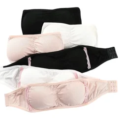 Tube Top Women Seamless Bra Sexy Lingerie Padded Bandeau Bra Top Strapless Brassiere Invisible Push Up Crop Tops