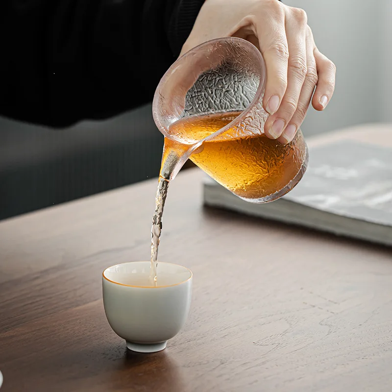 اليابانية عالية البورسليكات الزجاج معرض كوب سميكة الزجاج الذكور كوب طقم شاي الشاي البحر الكونغ فو قونغ داو باي