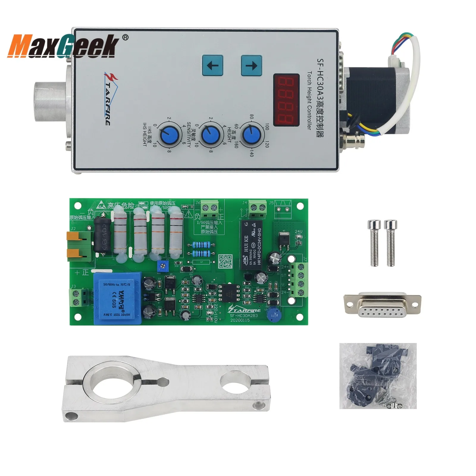 Maxgeek SF-HC30A3 Plasma Torch Height Controller Plasma THC for CNC Plasma Cutting Machines