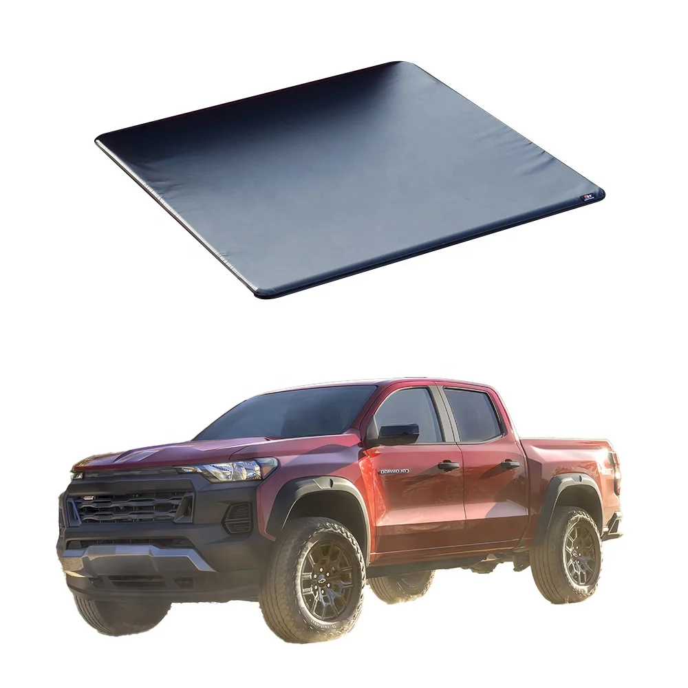 Low Profile Roll Up Tonneau Cover Soft pickup truck cover for 2019 chevy silverado colorado