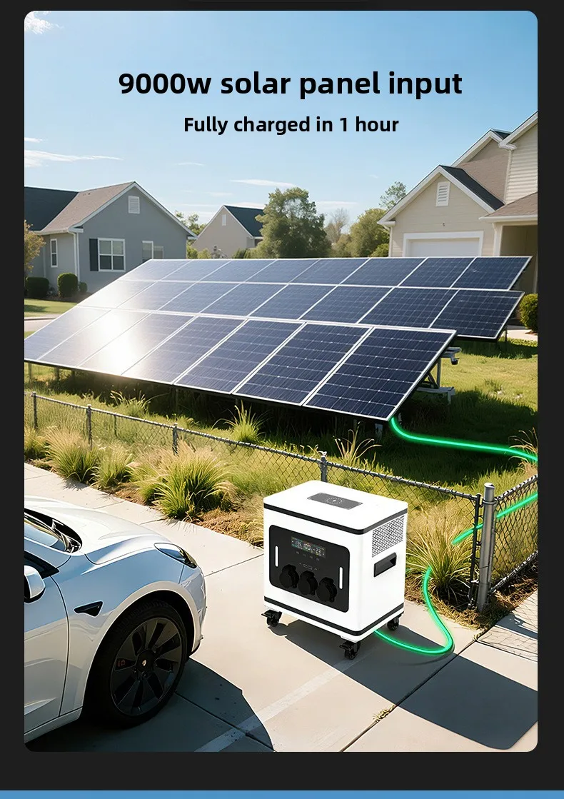 Lithium Ion Battery Outdoor Mobile Power Supply 220v Large Capacity Portable High-power Emergency Camping view 6