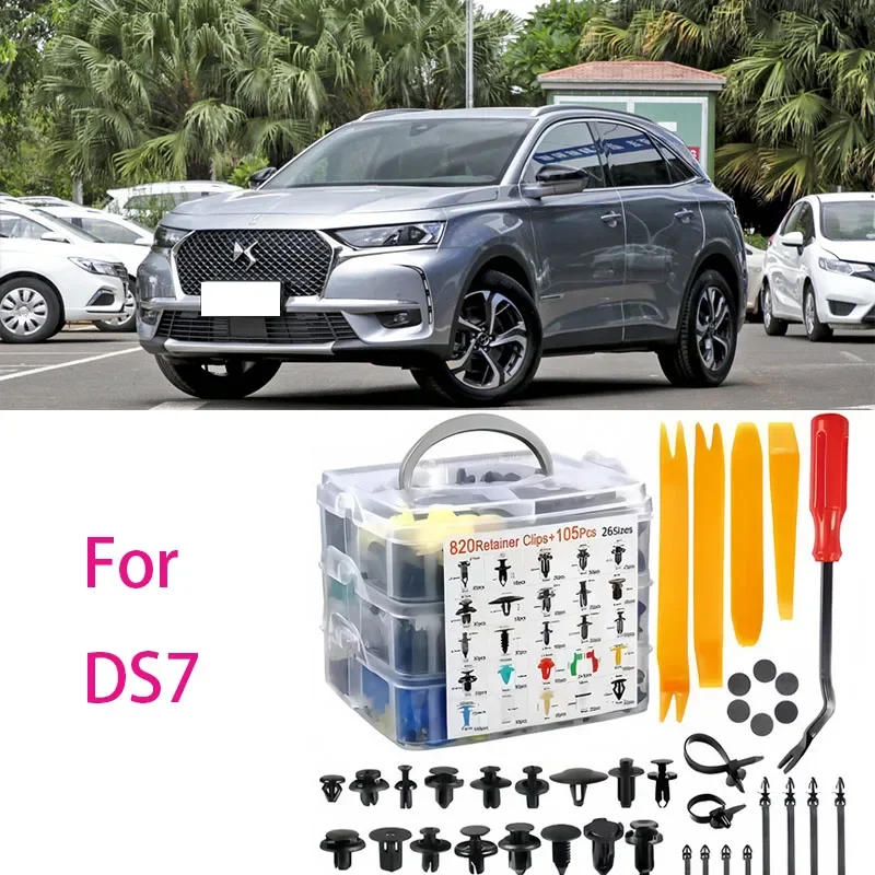 

For DS7 Audi VW toyota BMW A6 Q5 X5 Car Plastic Retainer Clips Kit 800pcs Auto Fender Push Pin Car Fastener Clip Mixed Set