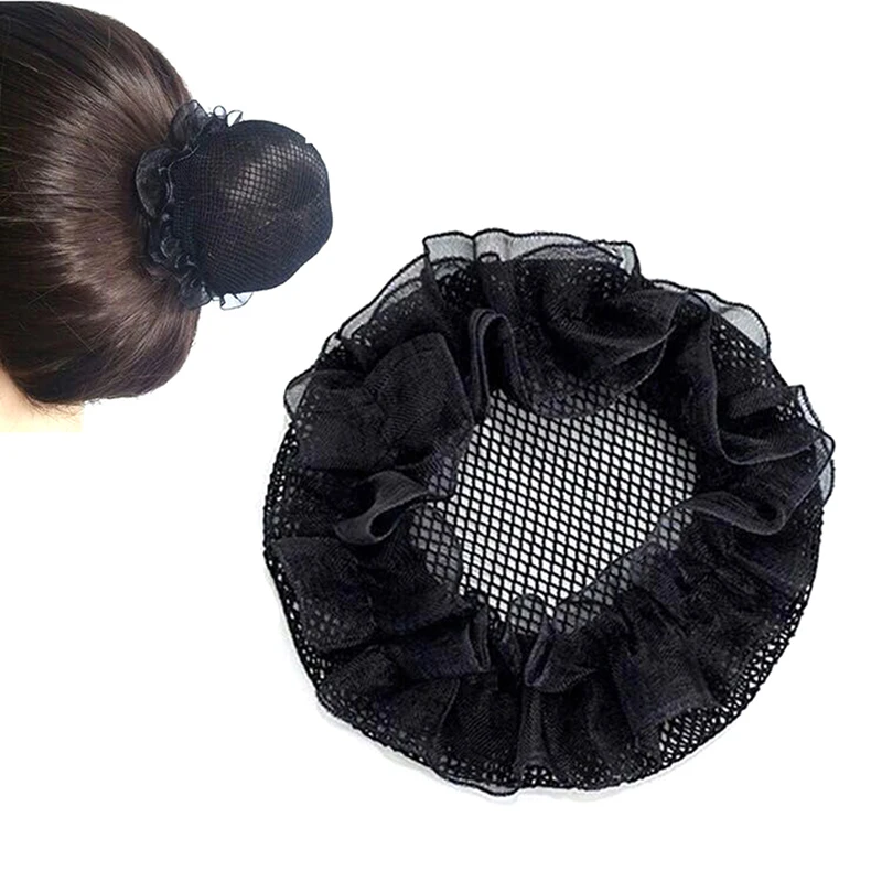 Chignon Net Hairnet Headwear Ballet Disk Hair Snood Nets For Wigs Invisible Dancing Sporting Hair Net Hair Accessories