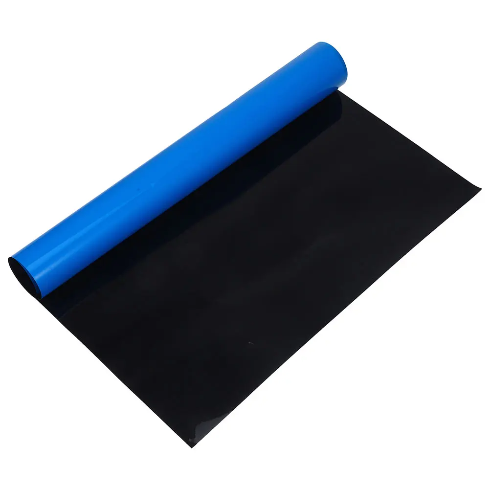 Fish Tank Background Sticker Blue Removable Wallpaper Decorative Aquarium Poster Thickened Backdrop Picture Easy Apply Simple