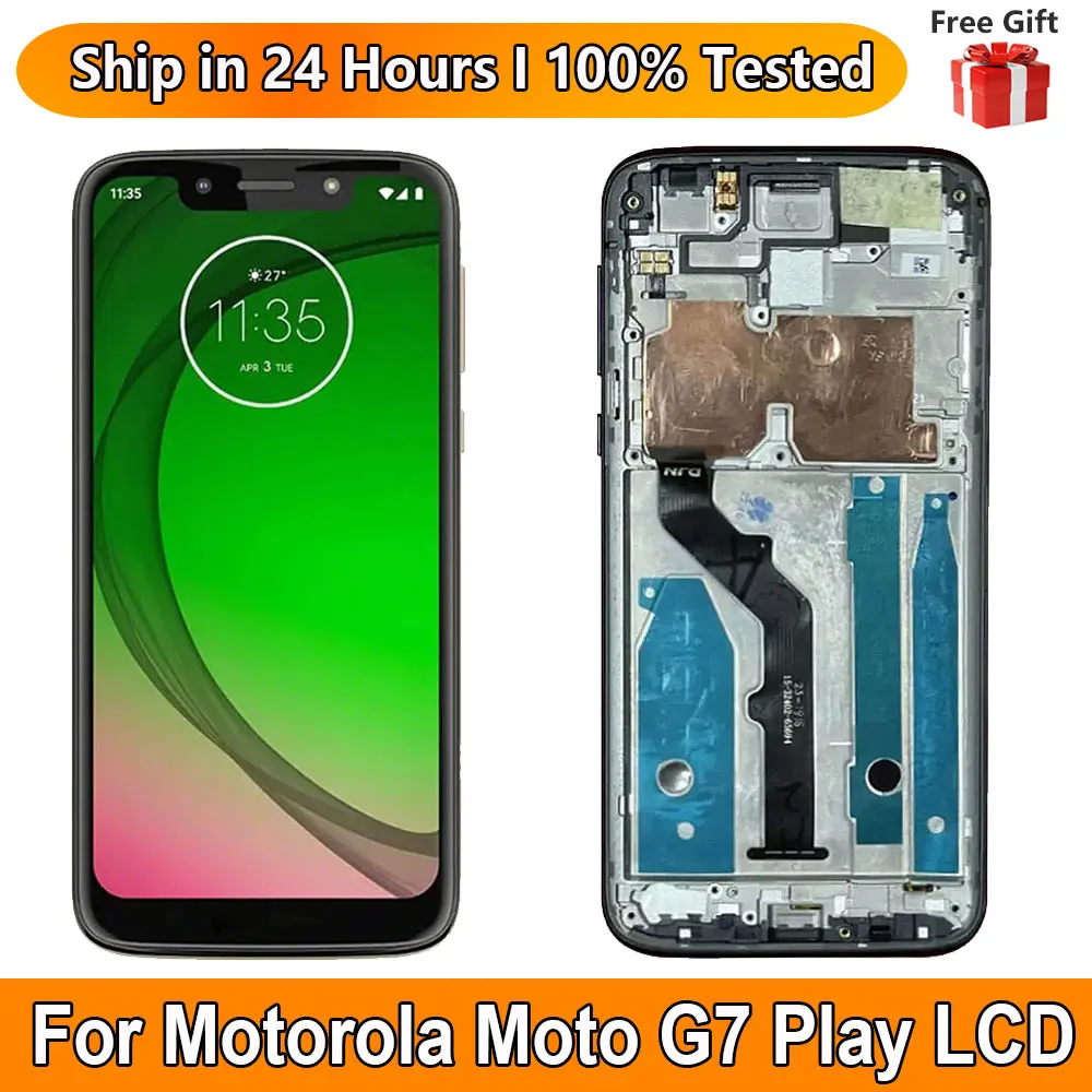 

5.7"For Motorola Moto G7 Play LCD Display Touch Screen Digitizer Assembly Replacement For Moto G7 Play LCD XT1952-4, XT1952-5