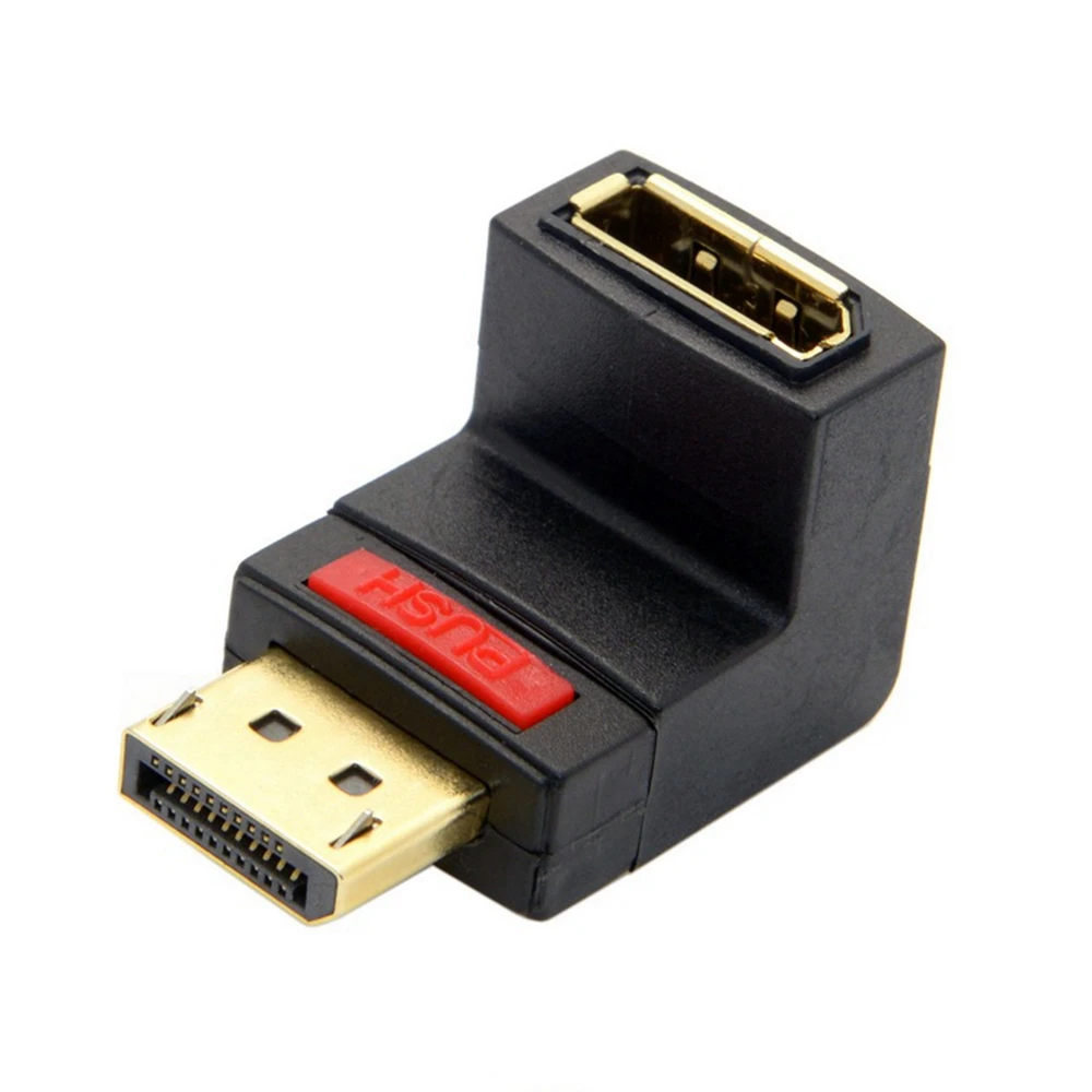 UP down Displayport adapter right angle DP adapter 4k/60Hz 2K/144Hz pass durch 90 grad Winkel Displayport 1,2 konverter