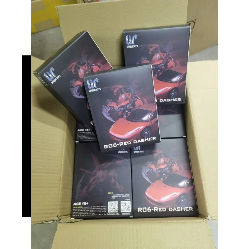 【Spot Goederen】Originele UniqueToys Transformatie UT-R06 UTR06 Dino Red Dasher MPM Legering Action Figure Robot Speelgoed
