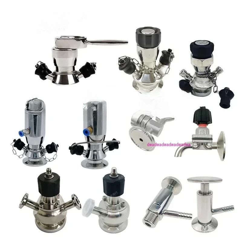 

316L stainless steel sanitary grade food aseptic sampling valve, pharmaceutical equipment quick opening welding
