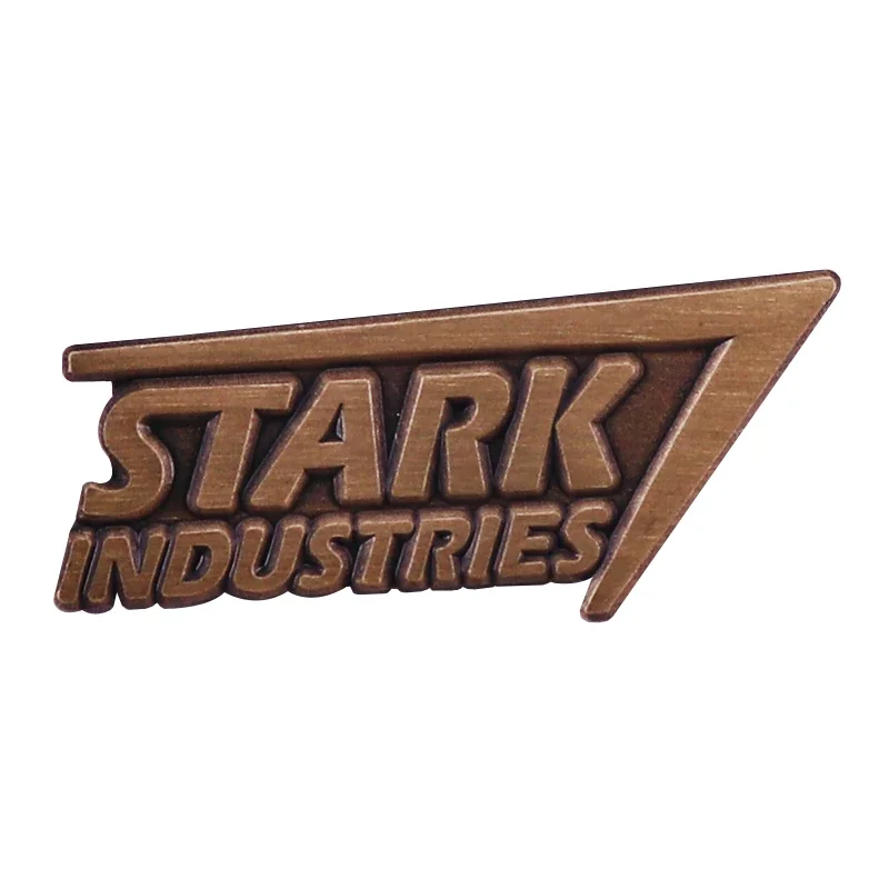 Stark-Industries broche con logotipo, Pin esmaltado de Metal Vintage