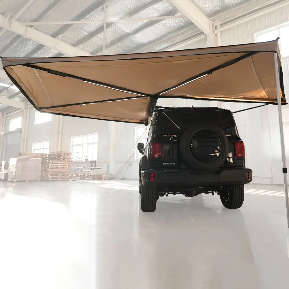 

270 Degree Awning Tent High Quality Outdoor Camping Waterproof Roof Car 270 Degree Sunshade