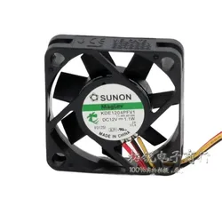 2pcs For Sunon maglev cooling fans KDE1204PFV1 4010 40mm DC 12V 1.1W 3 wire fan switch Cooler
