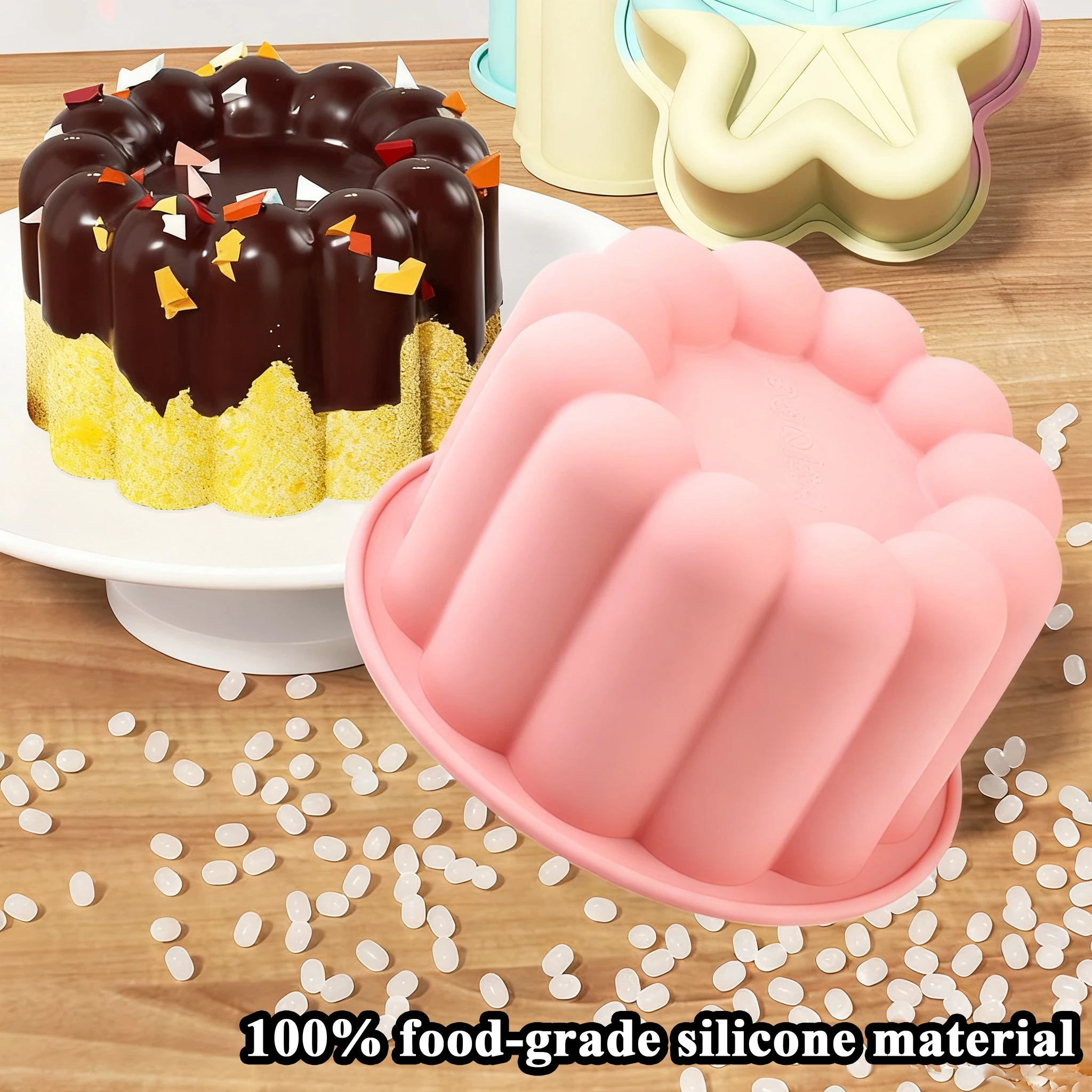 1 Cetakan Kue Silikon Silinder - Kitchen Baking Must Haves ulasan dan harga