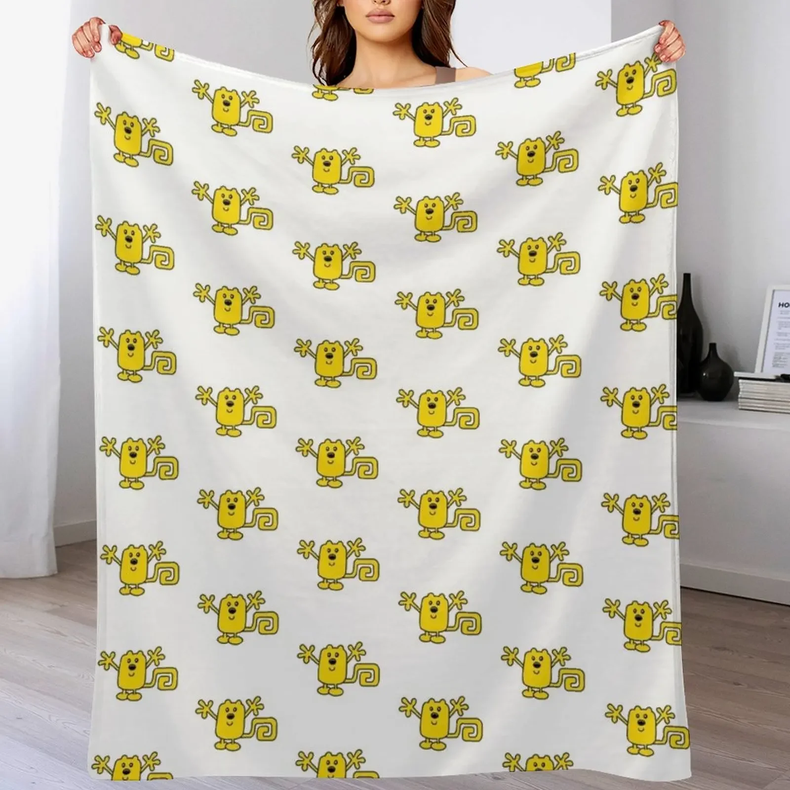 

Wow Wow Wubbzy Throw Blanket Soft Bedroom Blanket for Night Sleeping