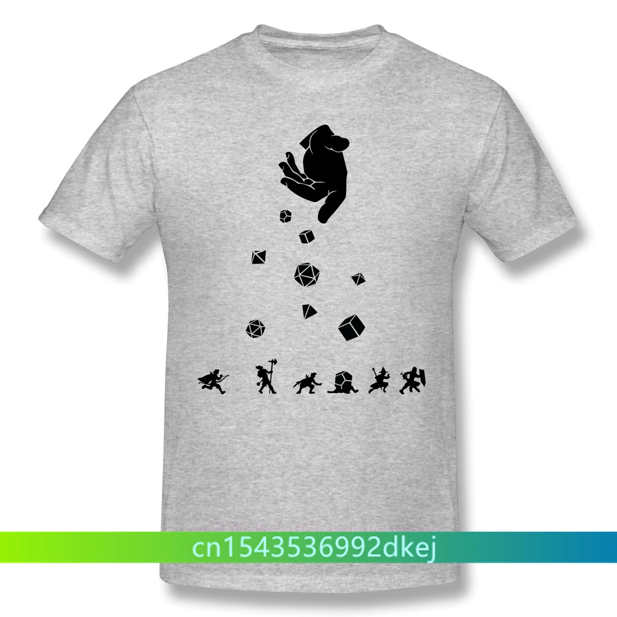 

Dungeon Master Adventure Games 2021 New Arrival T-Shirt Rocks Fall, Everyone Dice OVersize Cotton for Men