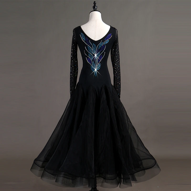 Standard Waltz Ballroom Dancing Dress Women New High Quality Long Sleeve Tango Ballroom Competition Dance Dresses
