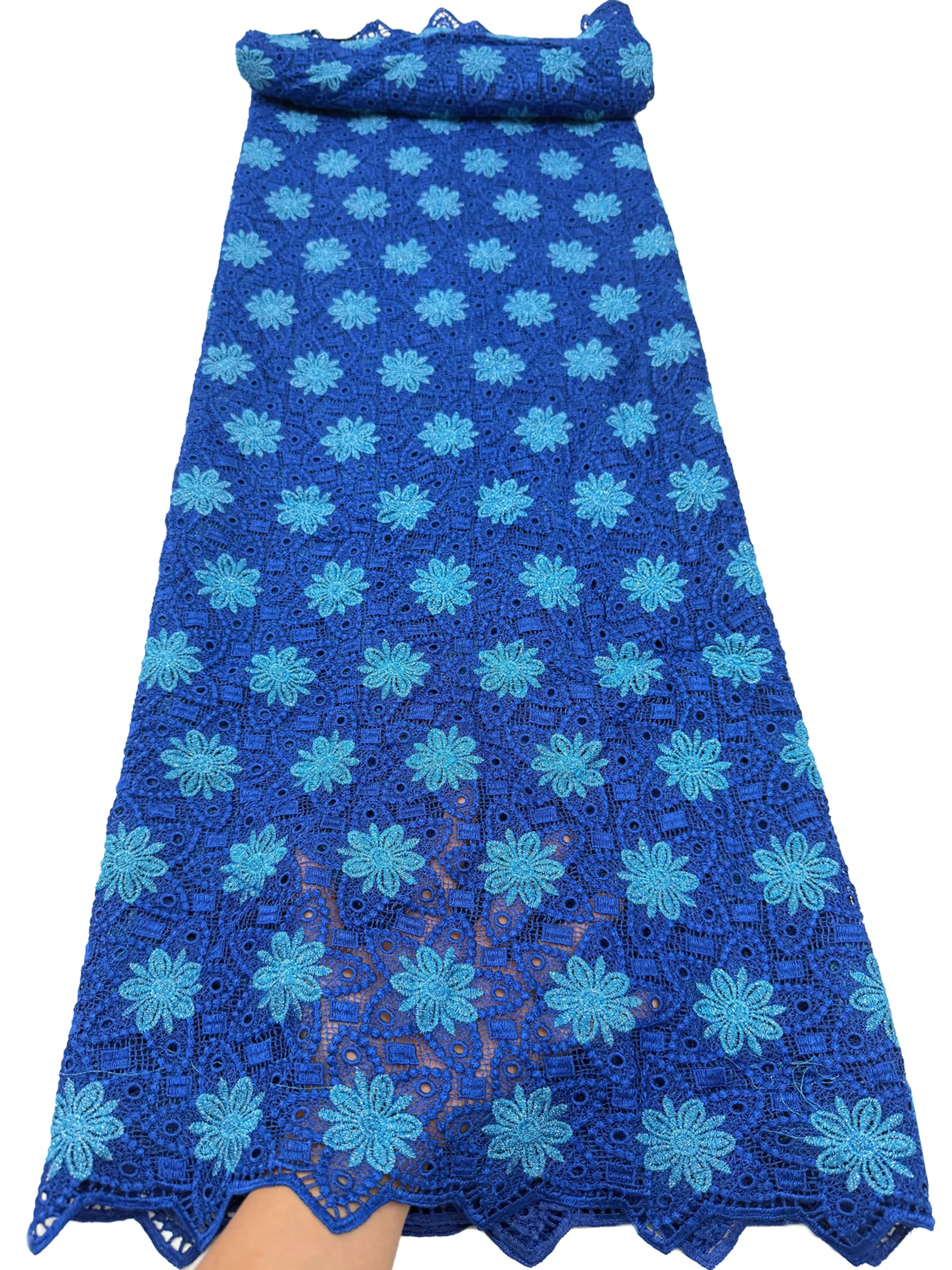 

NIAI African Milk Silk Cord Lace Fabric 2026 High Quality Lace Water Soluble Nigerian Guipure Cord Lace For Wedding Party Dres