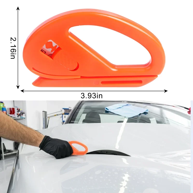 New Car Vinyl Tint Film Installation Tool Kit Rubber Scraper Magnetic Holder Wrapping Sticker Carving Knife with Spare Blades