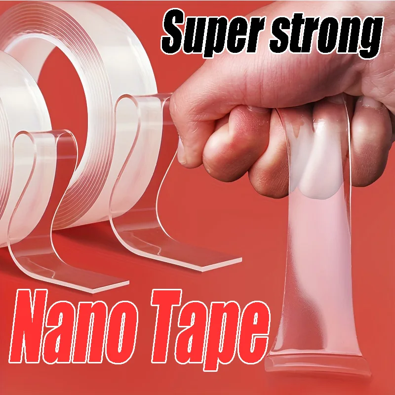 Double Sided Adhesive Extra Strong Double Adhesive Double Sided Tape Waterproof Transparent Tape for Kitchen Bathroom