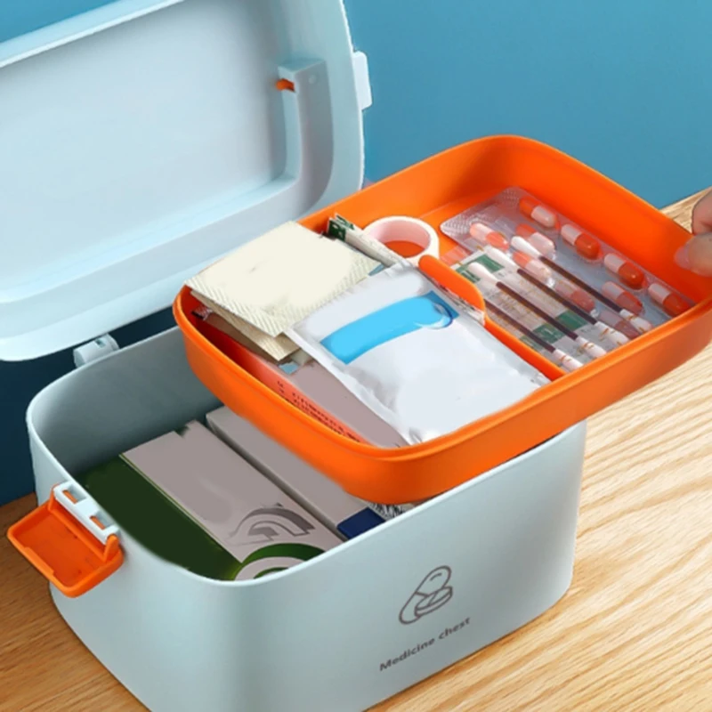 Boîte de rangement de médicaments ménagers, grande capacité, portable, multifonctionnel, urgence, debout, nouveau