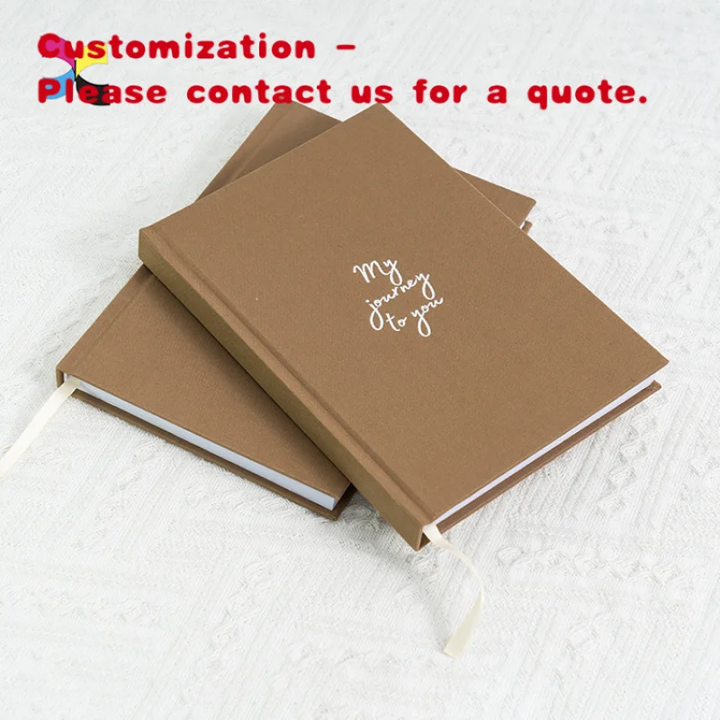 

custom.Linen Cover Daily Planner Notebook Sewn Binding Offset Printing Art Paper Kraft Paper Cardboard Premium Product Organ