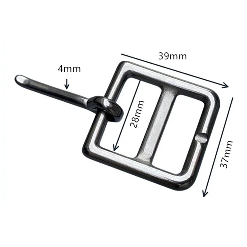 20 stücke Metalls chnalle 2,8 cm Edelstahl-Nadel schnalle für Steigbügel leder