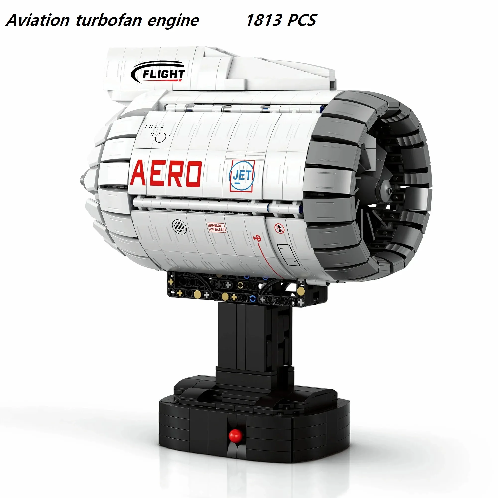 

STEM Technic Building Blocks Set DIY NO.33019 Aviation Turbofan Engine Bricks Educational Learning Toys For Boys Children Gift