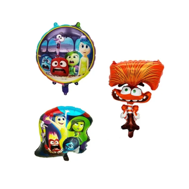 Disney Film Inside Out 2 balony Dekoracja urodzinowa dla dzieci Materiały imprezowe Balony foliowe Akcesoria Dekoracja pokoju dziecięcego Zabawki Prezent